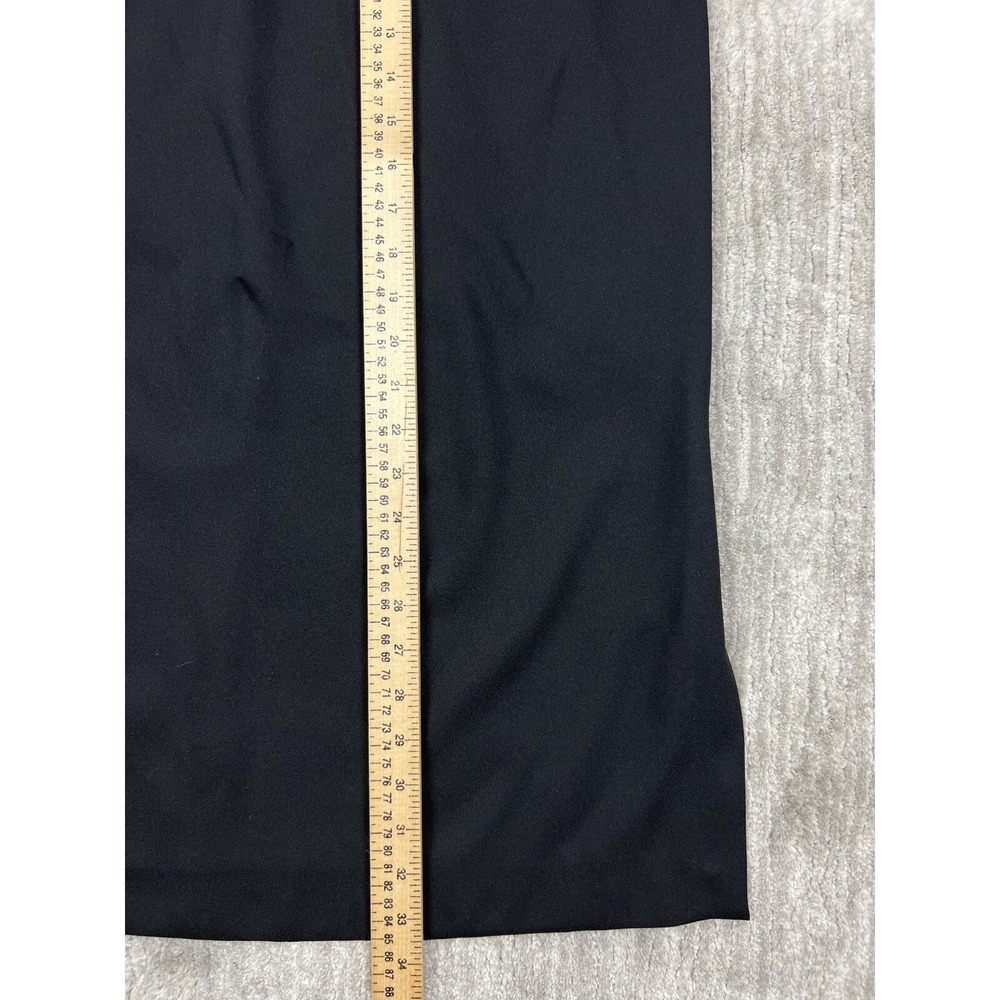 Morton Bernard Skirt Womens 6 Black Midi Pencil Straight High Waist Side Slit - Picture 5 of 10